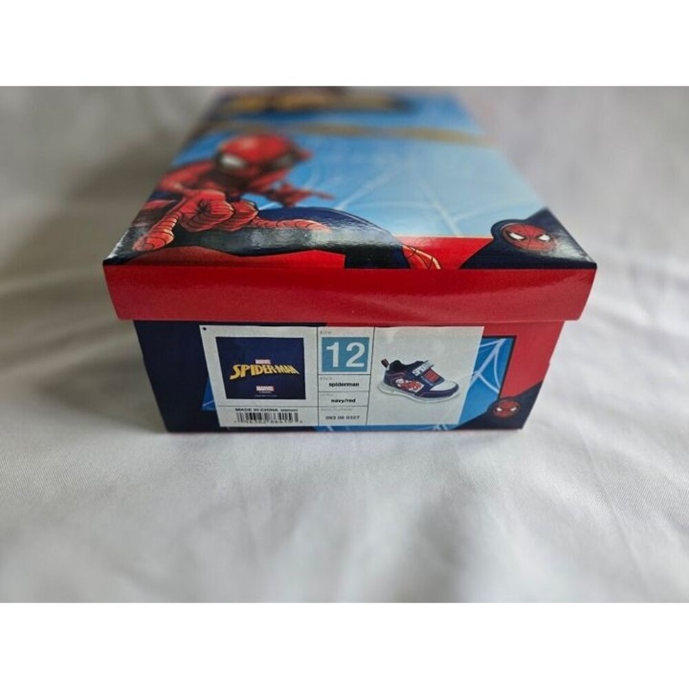 Marvel Spider-Man Boys Light Up Sneakers - Boys size 12 - NEW - Picture 7 of 7